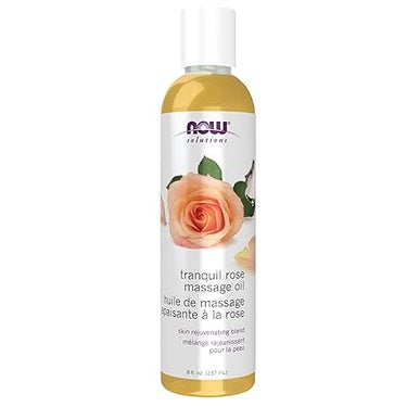 now solutions tranquil rose  massage  oil
