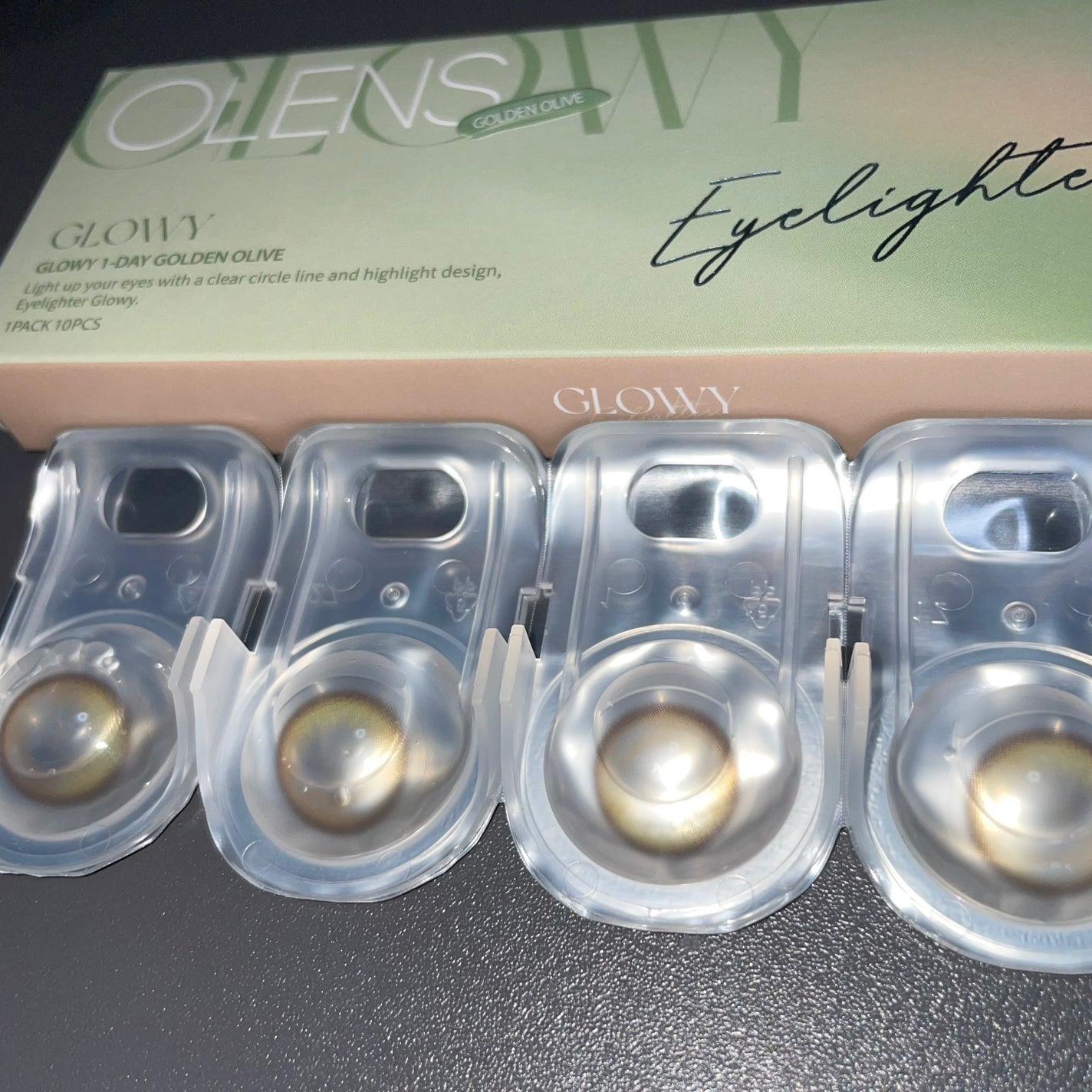 Glowy 1day/OLENS/ワンデー(1DAY)カラコンを使ったクチコミ(3枚目)