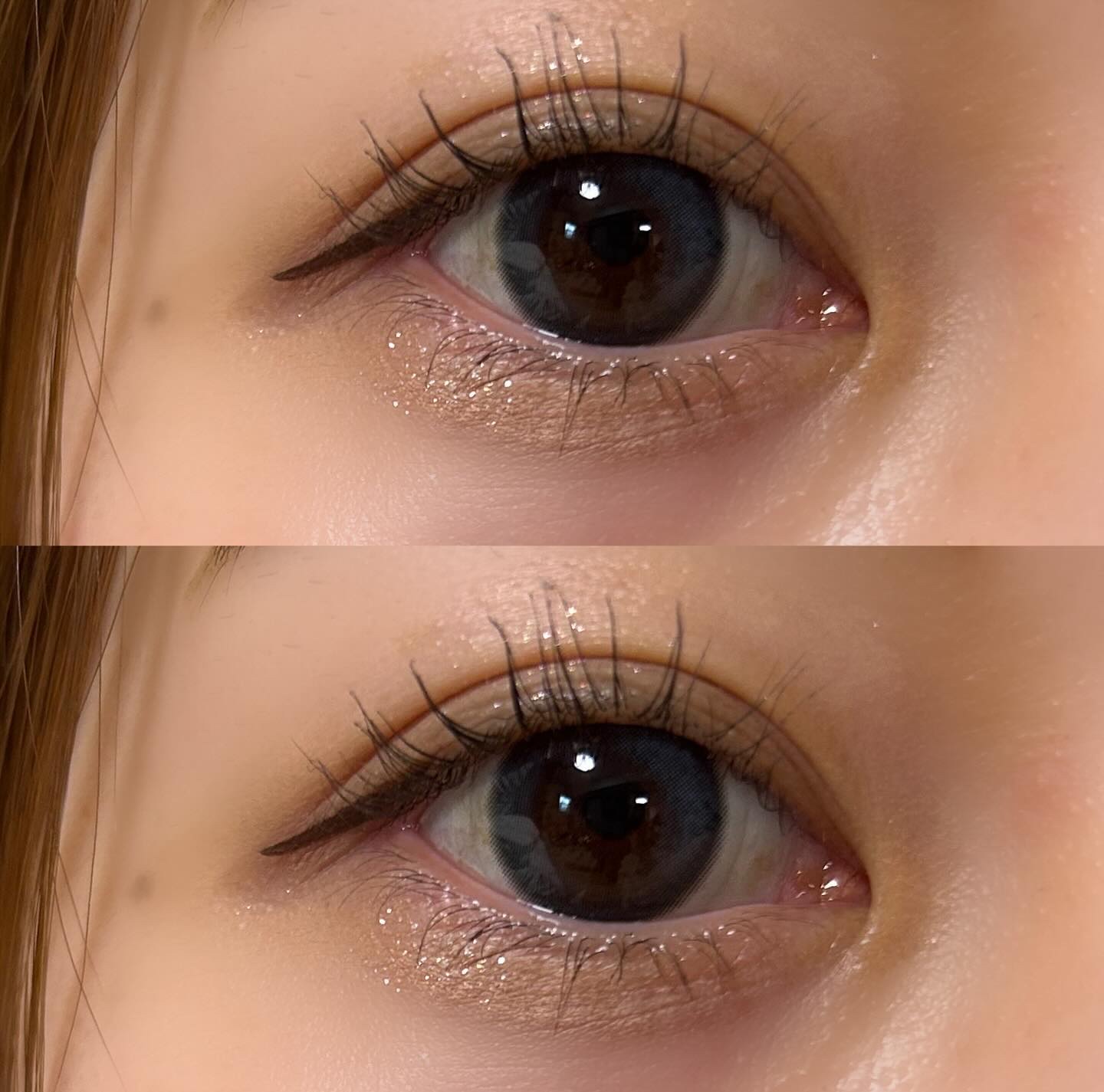 描くふたえアイライナー/CEZANNE/リキッドアイライナーを使ったクチコミ（3枚目）