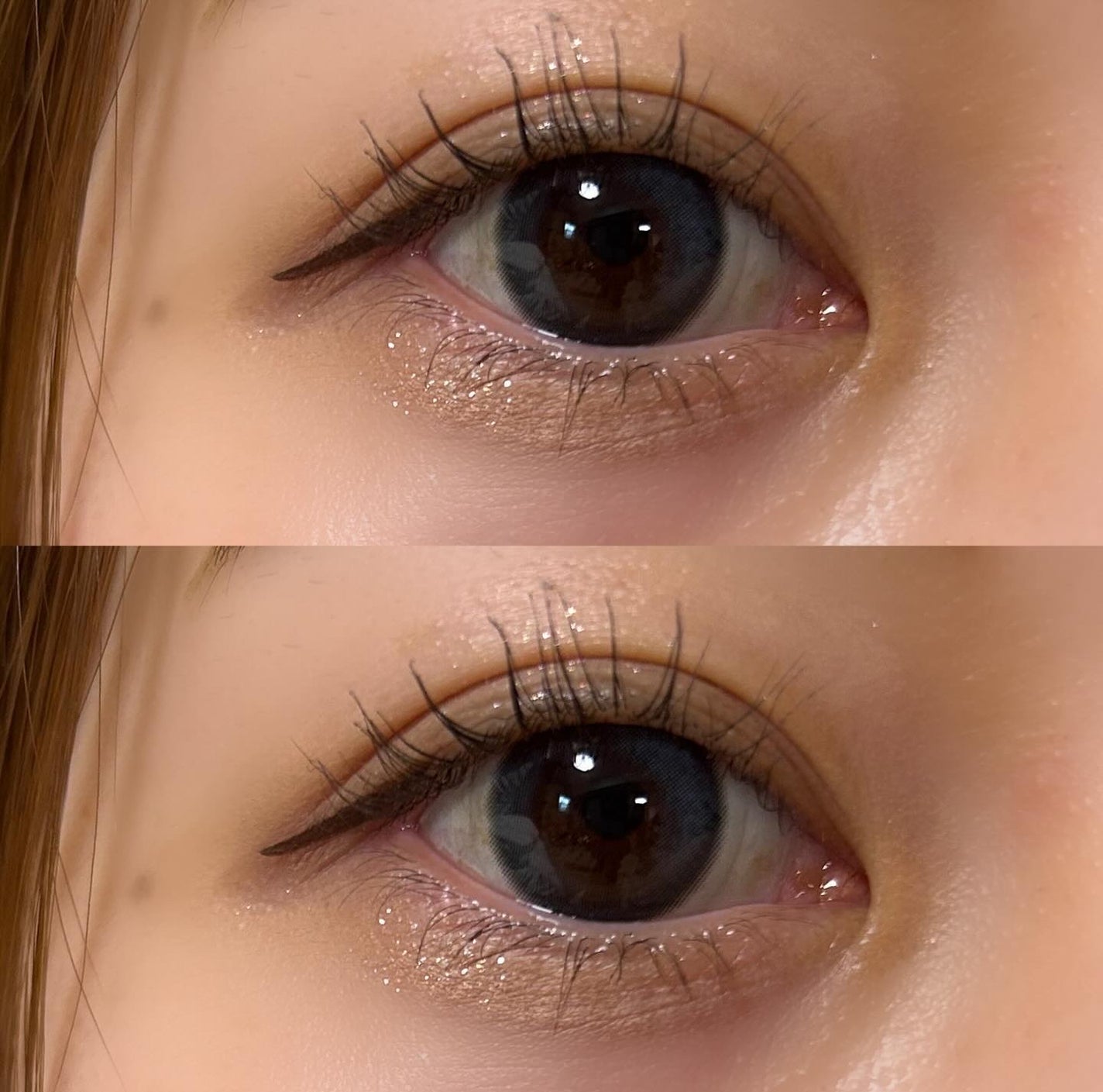 描くふたえアイライナー/CEZANNE/リキッドアイライナーを使ったクチコミ(3枚目)