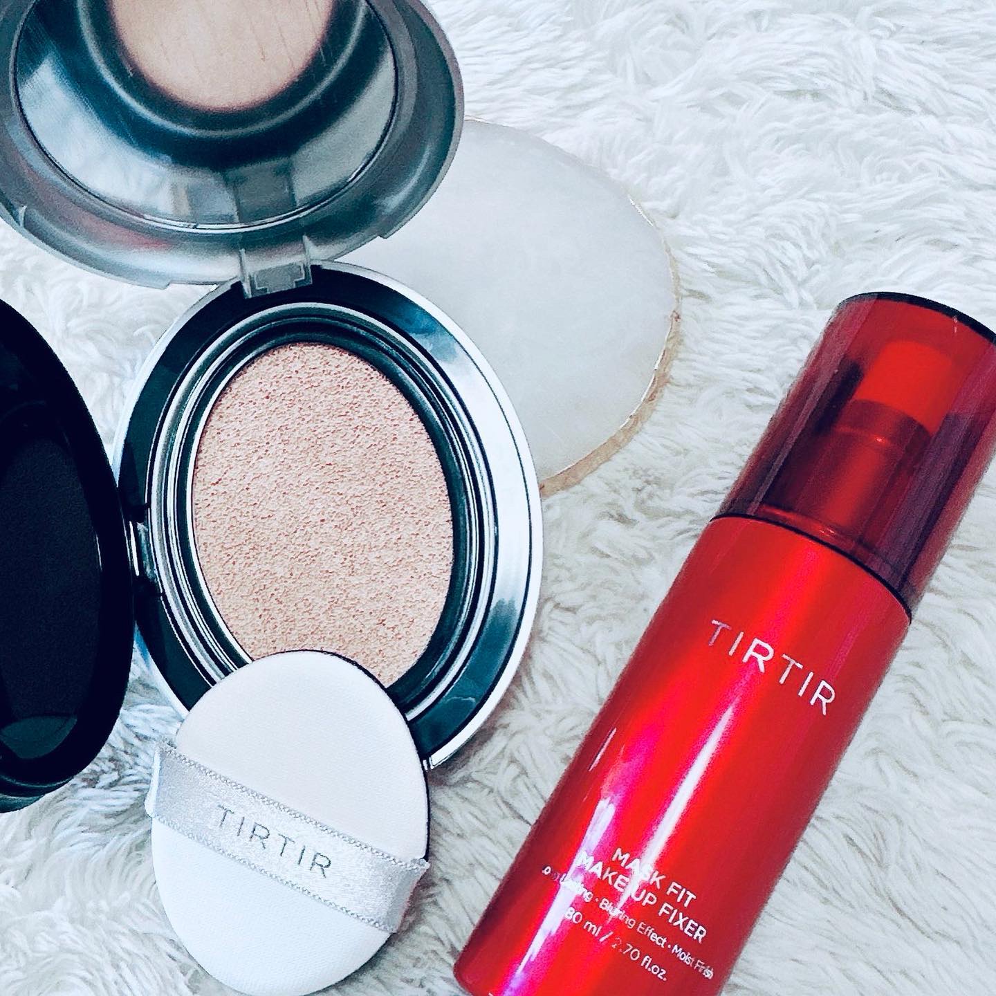マスクフィット メイクアップフィクサー/TIRTIR(ティルティル)/フィックスミストを使ったクチコミ（2枚目）