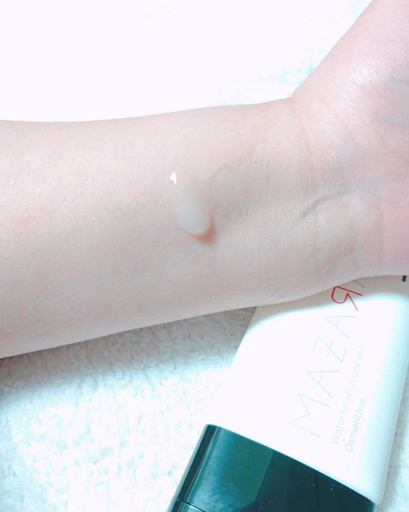 ウォータフルオールインワンジェル/MAZARAN/オールインワン化粧品を使ったクチコミ（2枚目）