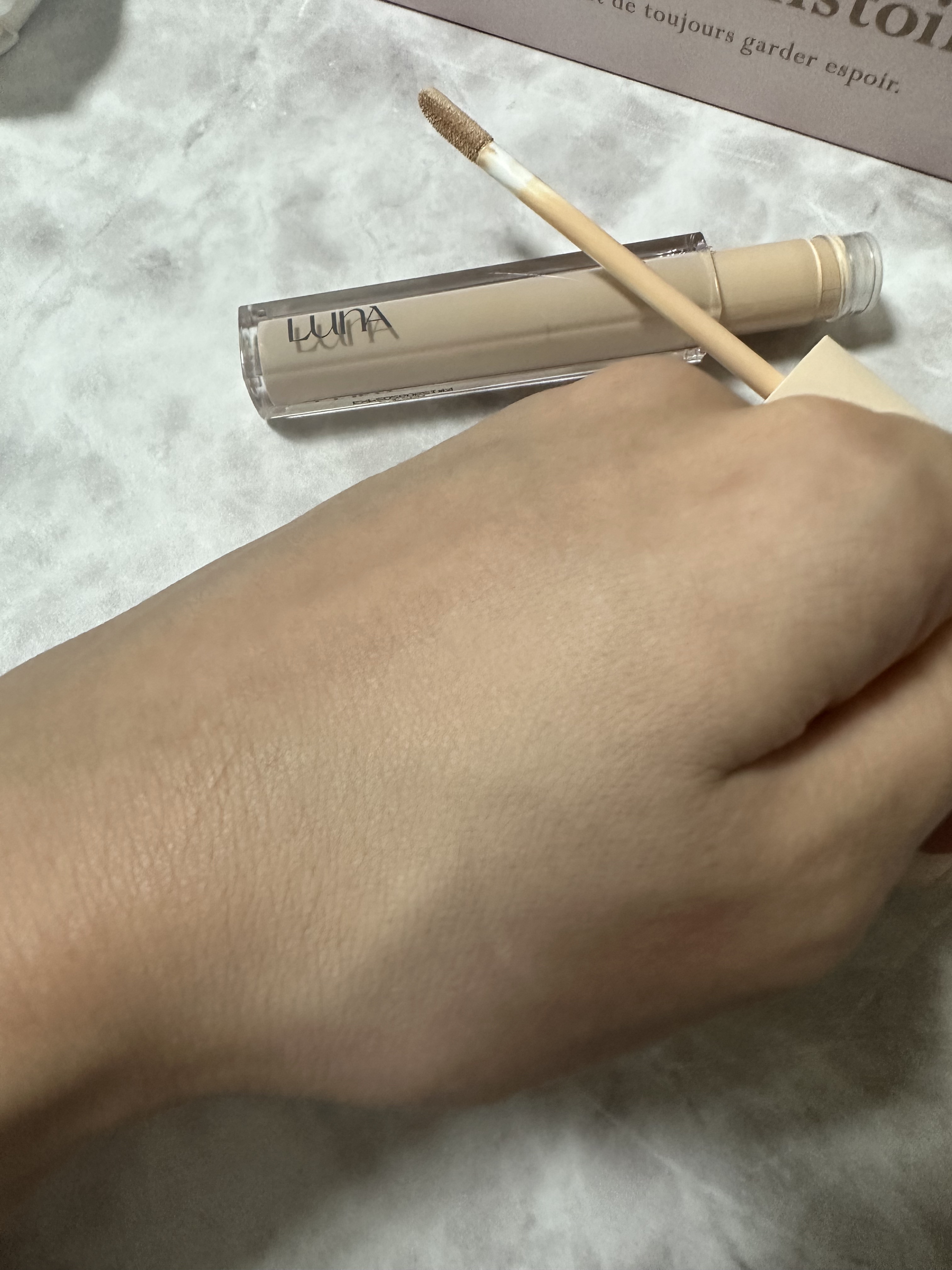 ロングラスティングチップコンシーラー/LUNA/リキッドコンシーラーを使ったクチコミ（3枚目）