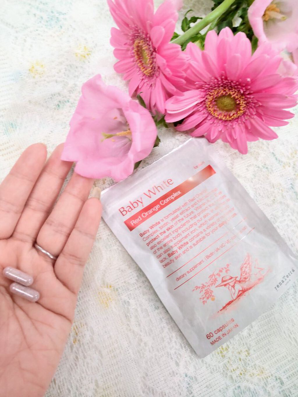 Baby White 60粒/renaTerra/美容サプリメントを使ったクチコミ（3枚目）