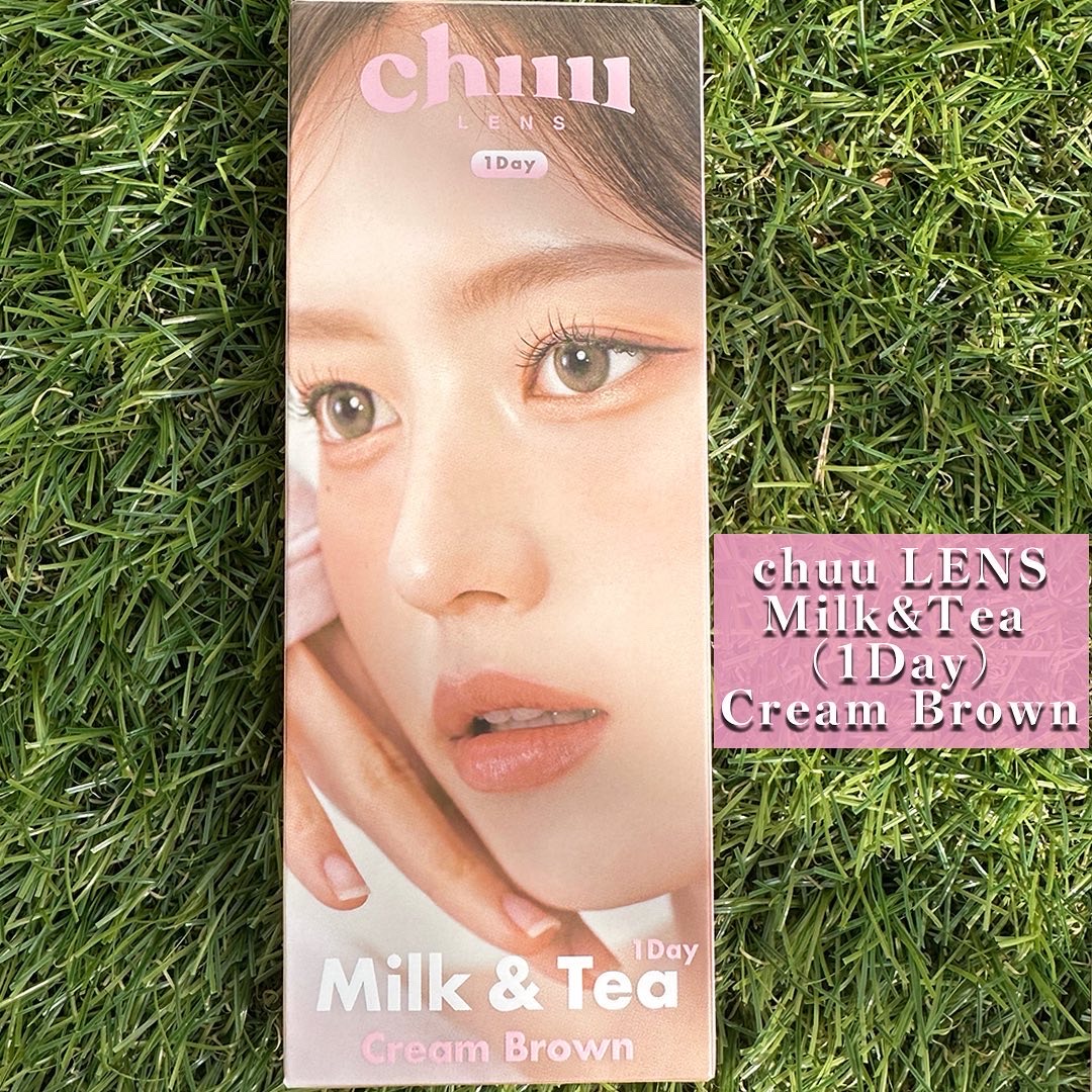 chuuLENS Milk&Tea 1day/chuu LENS/ワンデー（１DAY）カラコンを使ったクチコミ（2枚目）