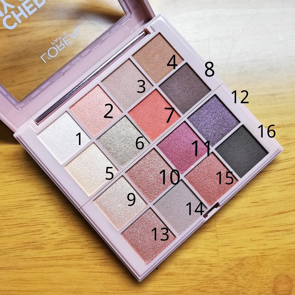 アイシャドウ メガパレット/ロレアル パリ/アイシャドウパレットを使ったクチコミ（2枚目）