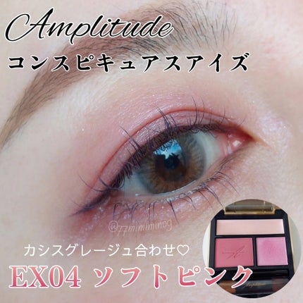 コンスピキュアス アイズ/Amplitude/アイシャドウパレットを使ったクチコミ(1枚目)