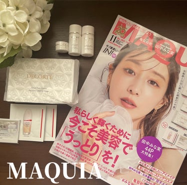 MAQUIA MAQUIA 2023年11月号のクチコミ「MAQUIA 11月号発売日♡
────────────
MAQUIA
2023年11月号
¥.....」（1枚目）