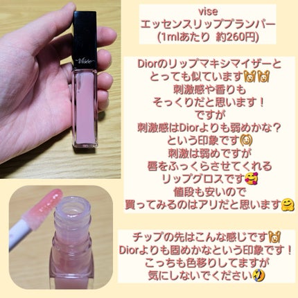 エッセンス リッププランパー/Visée/リッププランパーを使ったクチコミ(4枚目)