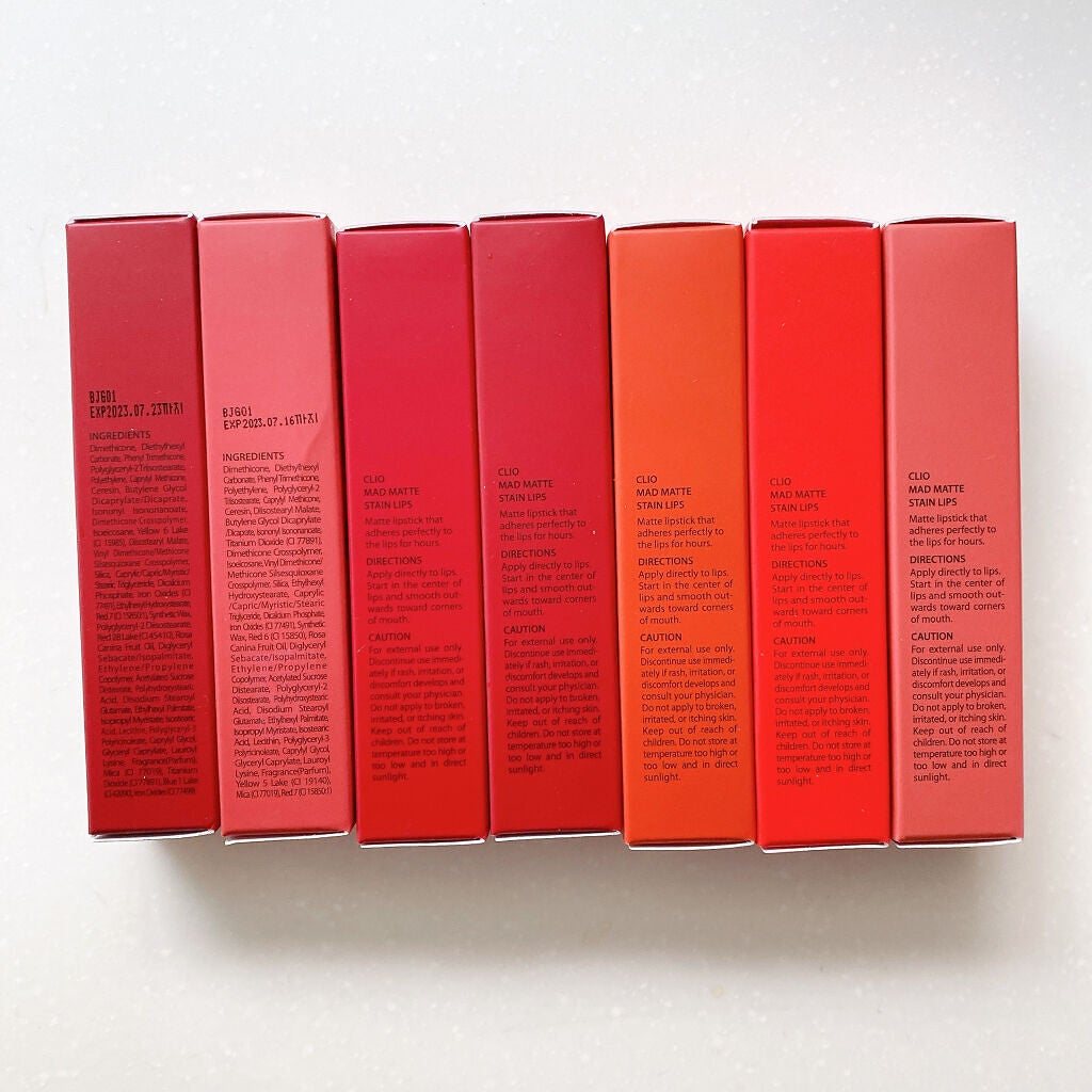 マッド マット ステイン リップ/CLIO/口紅を使ったクチコミ(7枚目)
