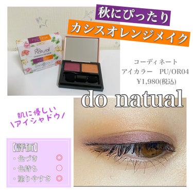 コーディネート アイ カラー/do natural/アイシャドウパレットを使ったクチコミ（1枚目）