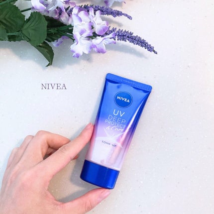 ニベアUV ディープ プロテクト&ケア トーンアップ エッセンス/ニベア/日焼け止めローションを使ったクチコミ(1枚目)