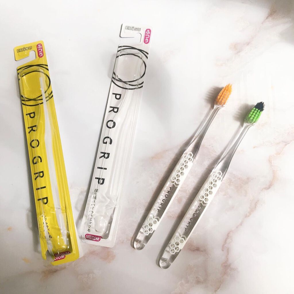 プログリップハブラシ　typeⅠ/エビス/歯ブラシを使ったクチコミ（1枚目）