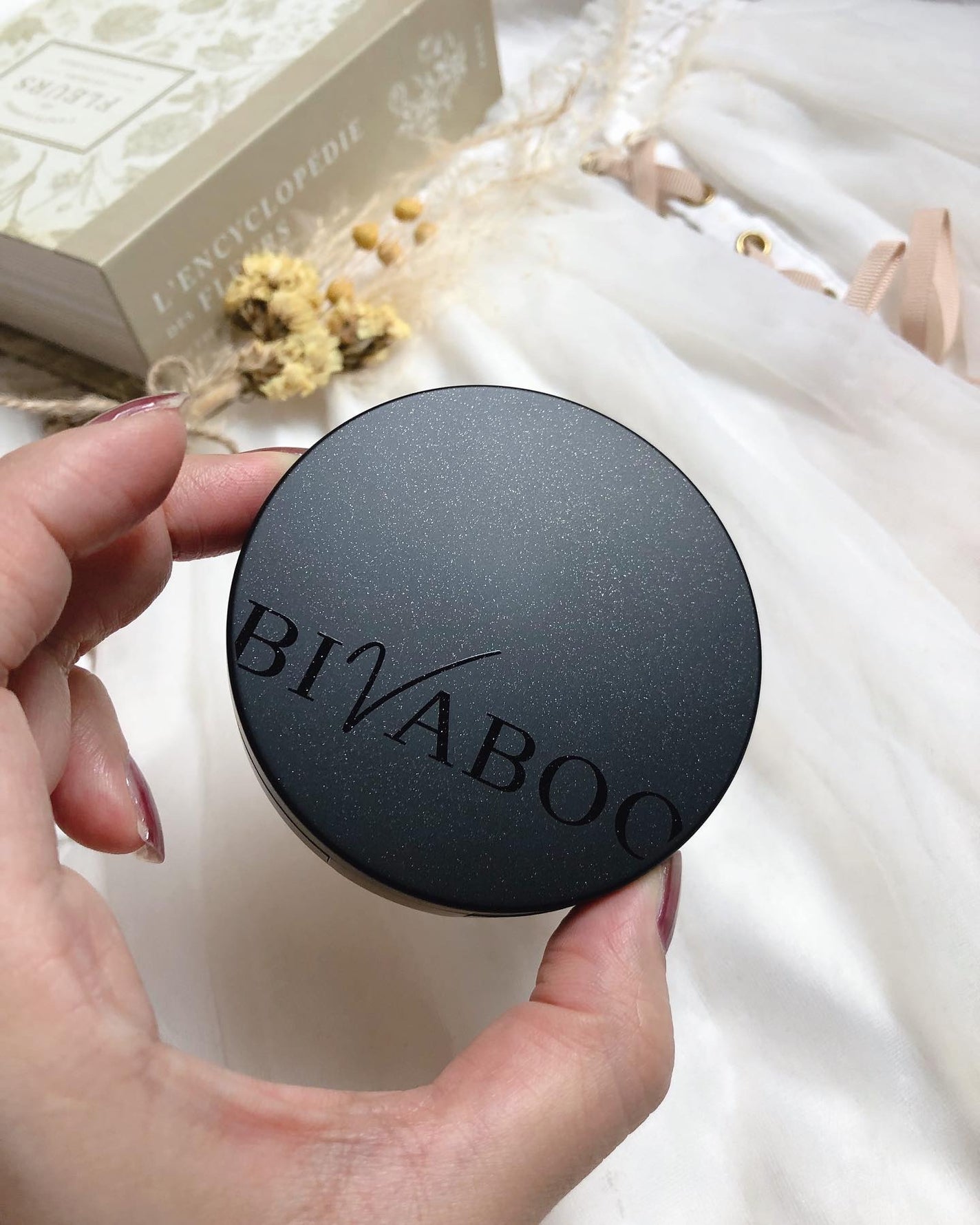 ベルベットジュエルクッション/BIVABOO/クッションファンデーションを使ったクチコミ(5枚目)