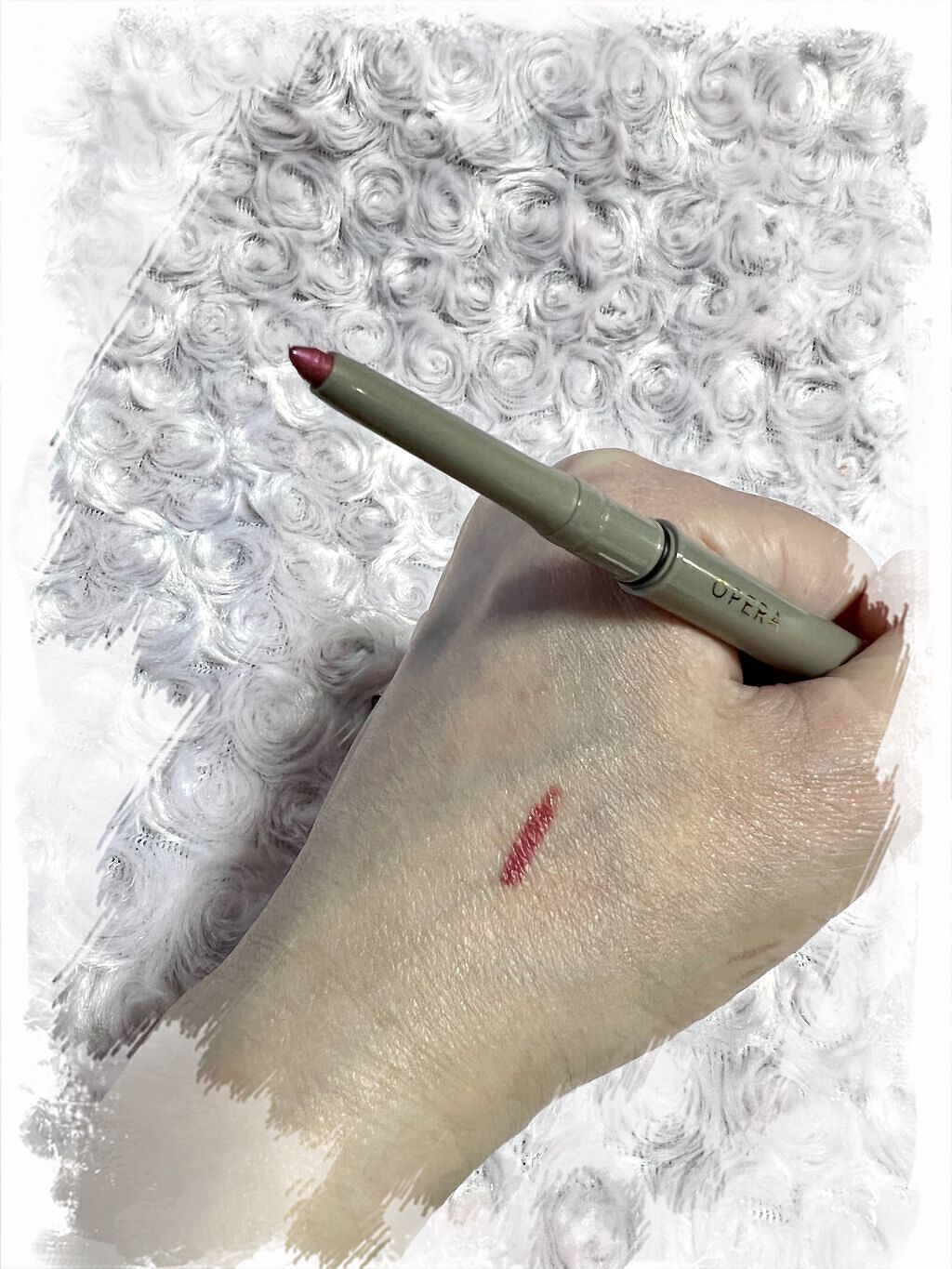 オペラ アイカラーペンシル 02 ピンクグロウ/OPERA/ペンシルアイライナーを使ったクチコミ（2枚目）