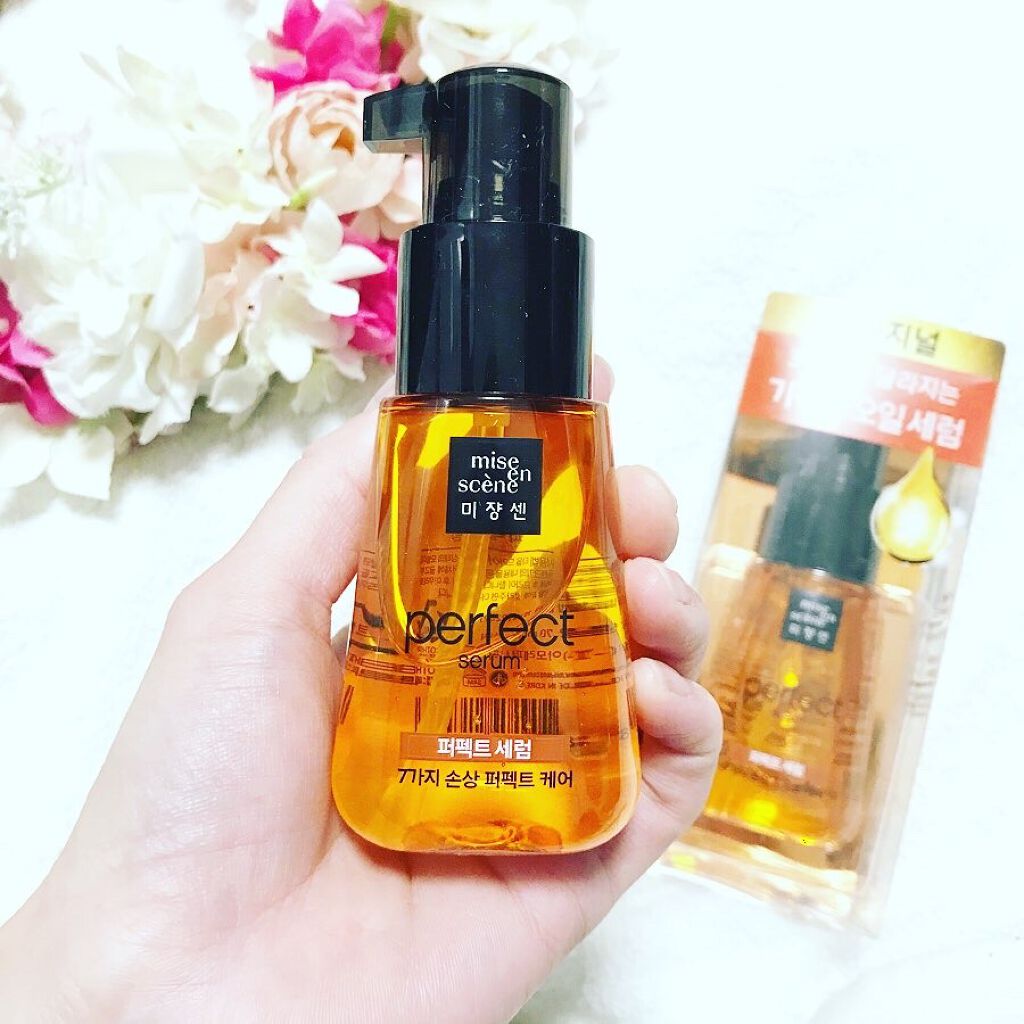 パーフェクト セラム オリジナル/miseenscene/ヘアオイルを使ったクチコミ（2枚目）