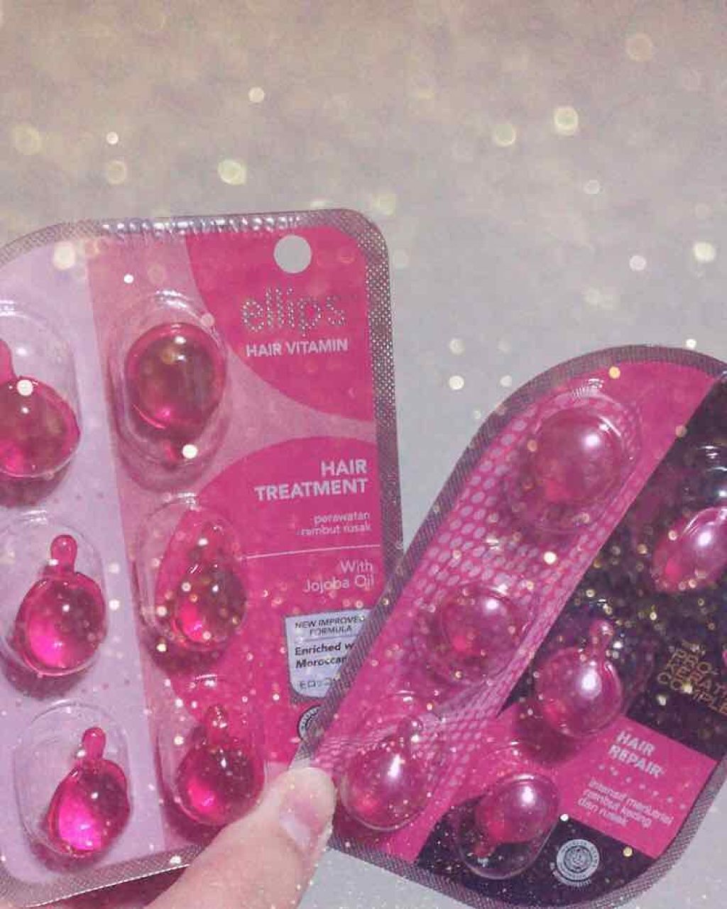 ヘアーオイル【トリートメント】/ellips/ヘアオイルを使ったクチコミ(1枚目)