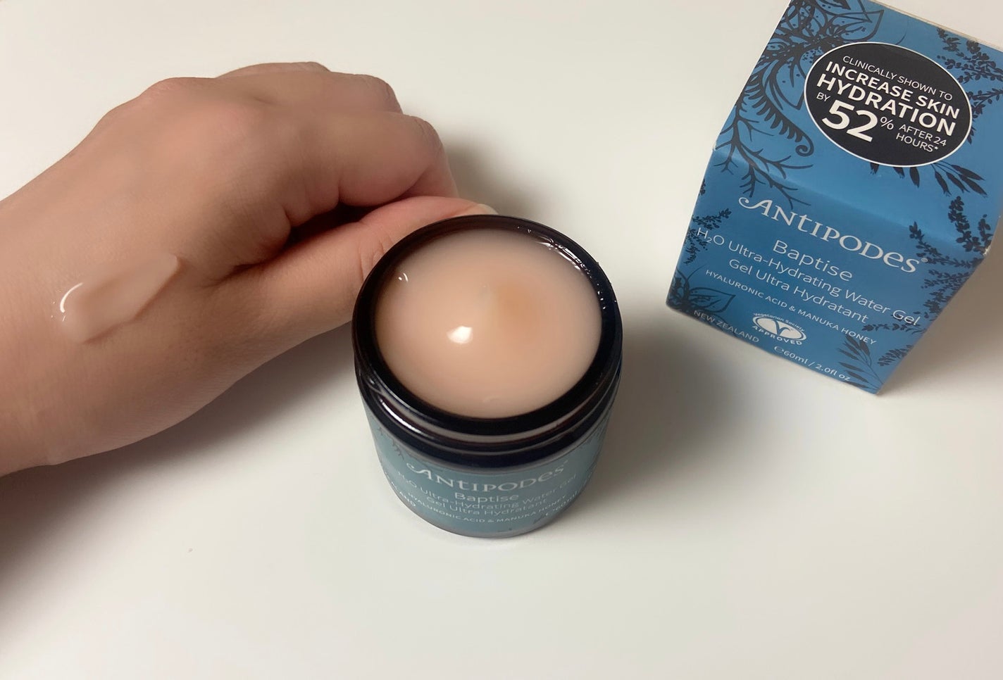 バプタイズ H2Oウルトラ ハイドレーティング ウォータージェル/Antipodes/フェイスクリームを使ったクチコミ(3枚目)