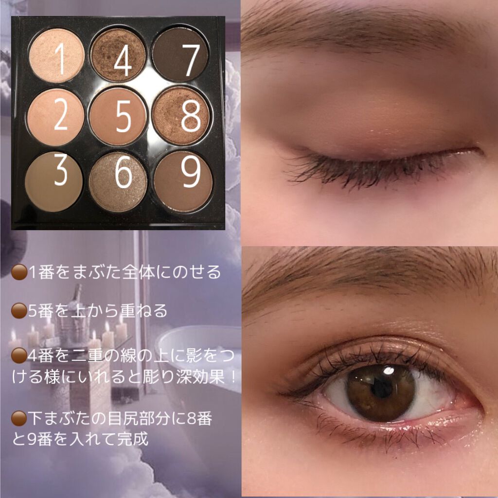 スモール アイシャドウ×9/M・A・C/アイシャドウパレットを使ったクチコミ(3枚目)