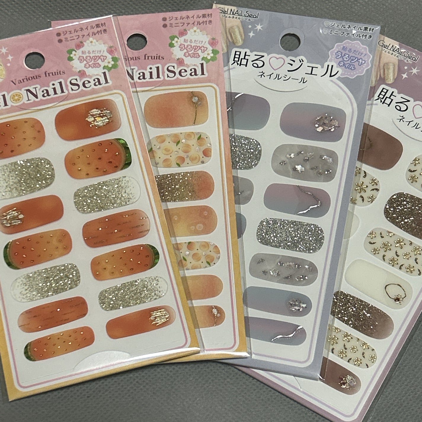 貼るジェルネイル/セリア/ネイルシールを使ったクチコミ(4枚目)