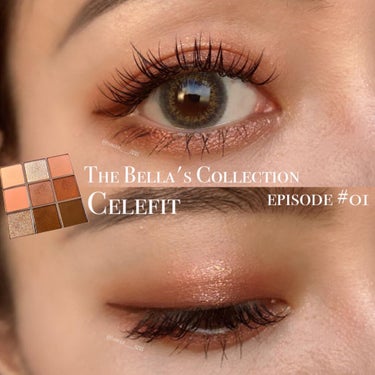 The Bella collection eyeshadow palette/CELEFIT/パウダーアイシャドウを使ったクチコミ（1枚目）