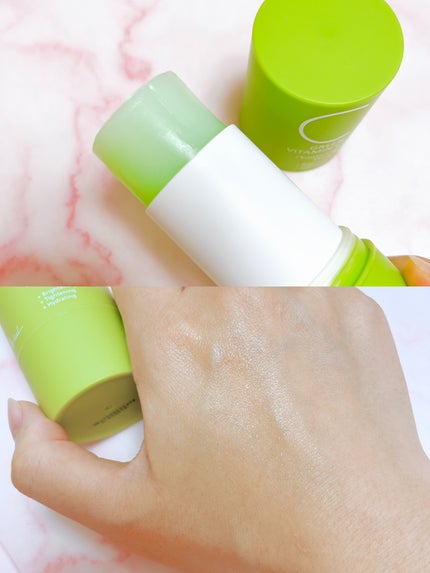 グリーンビタミンCスティック/Ariul/フェイスバームを使ったクチコミ(2枚目)