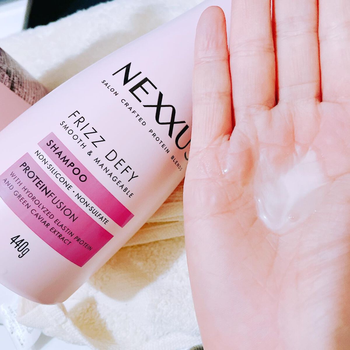 ネクサス スムースアンドマネージャブル 洗い流さないトリートメントオイル/NEXXUS(ネクサス)/ヘアオイルを使ったクチコミ（2枚目）