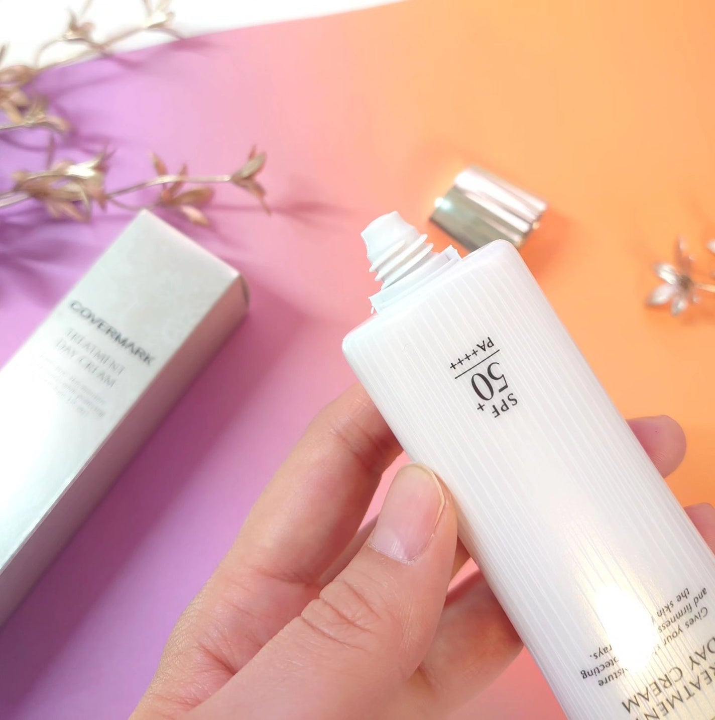 トリートメント デイ クリーム/COVERMARK/日焼け止めクリームを使ったクチコミ(2枚目)