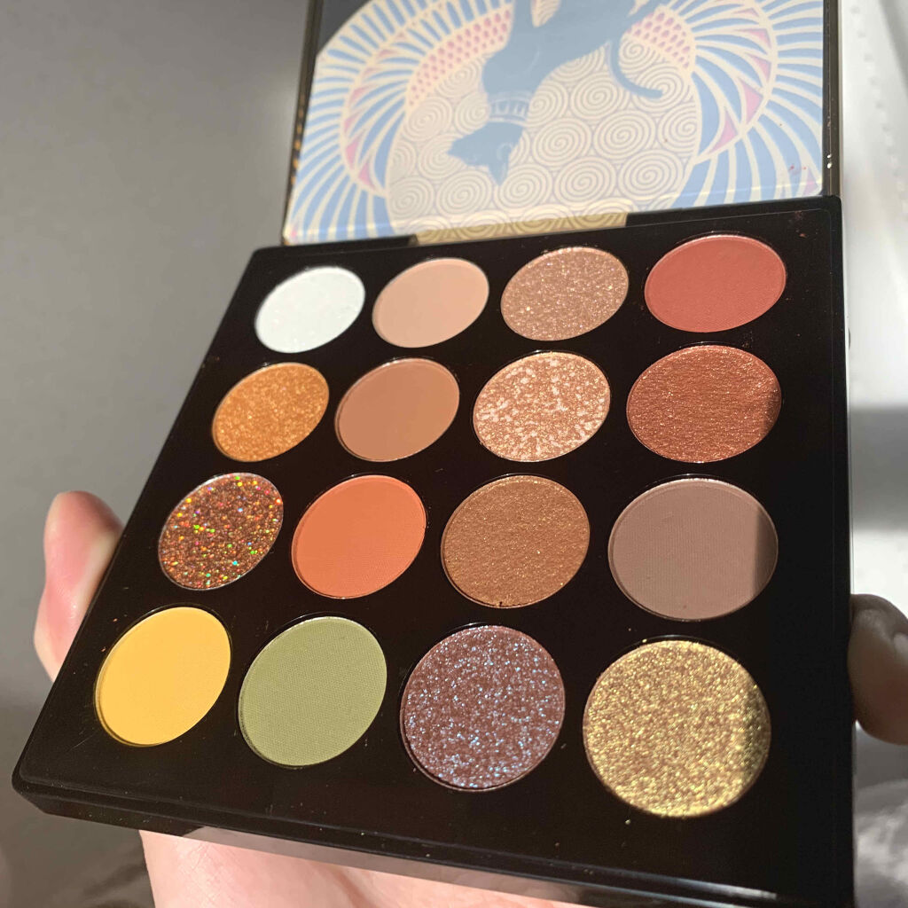 大英博物館 エジプトシリーズ アイシャドウパレット/ZEESEA/アイシャドウパレットを使ったクチコミ（3枚目）