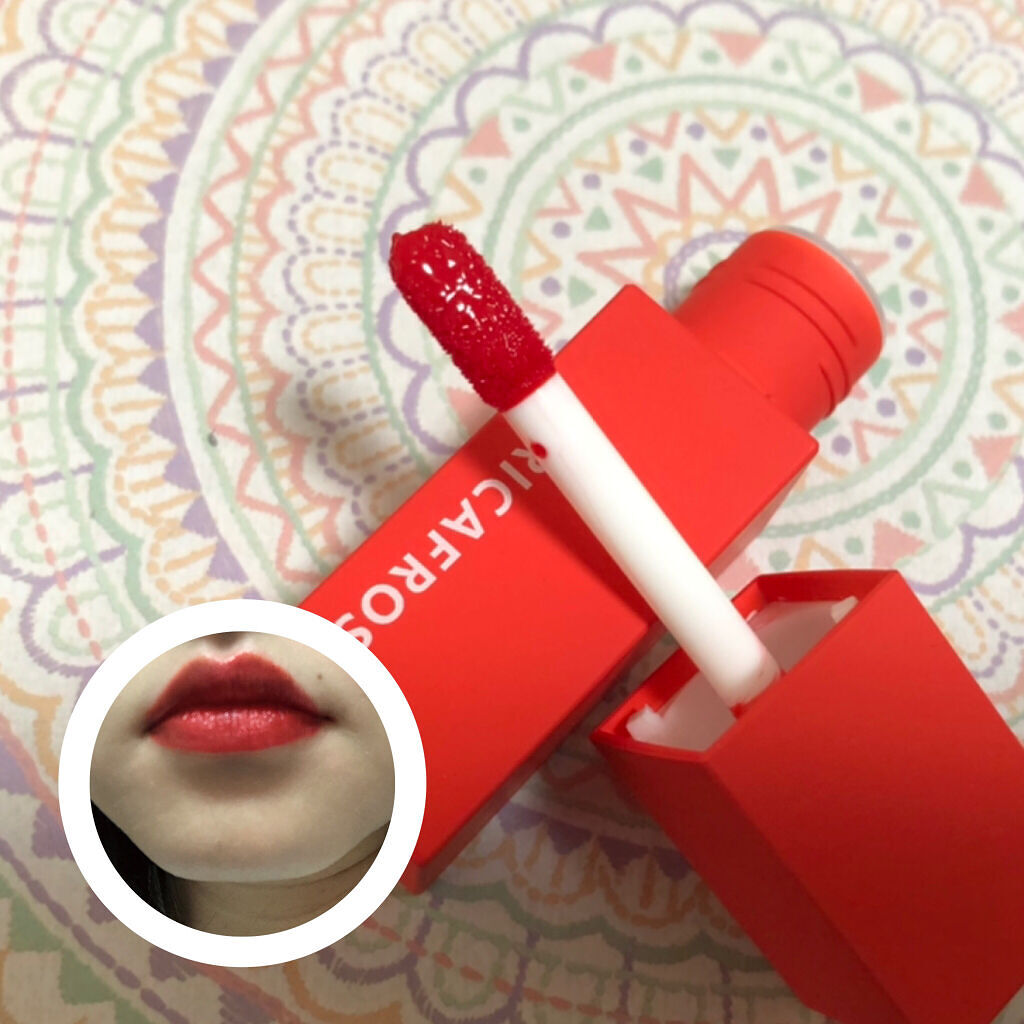 ジューシーリブティント/RICAFROSH/リップティントを使ったクチコミ（2枚目）