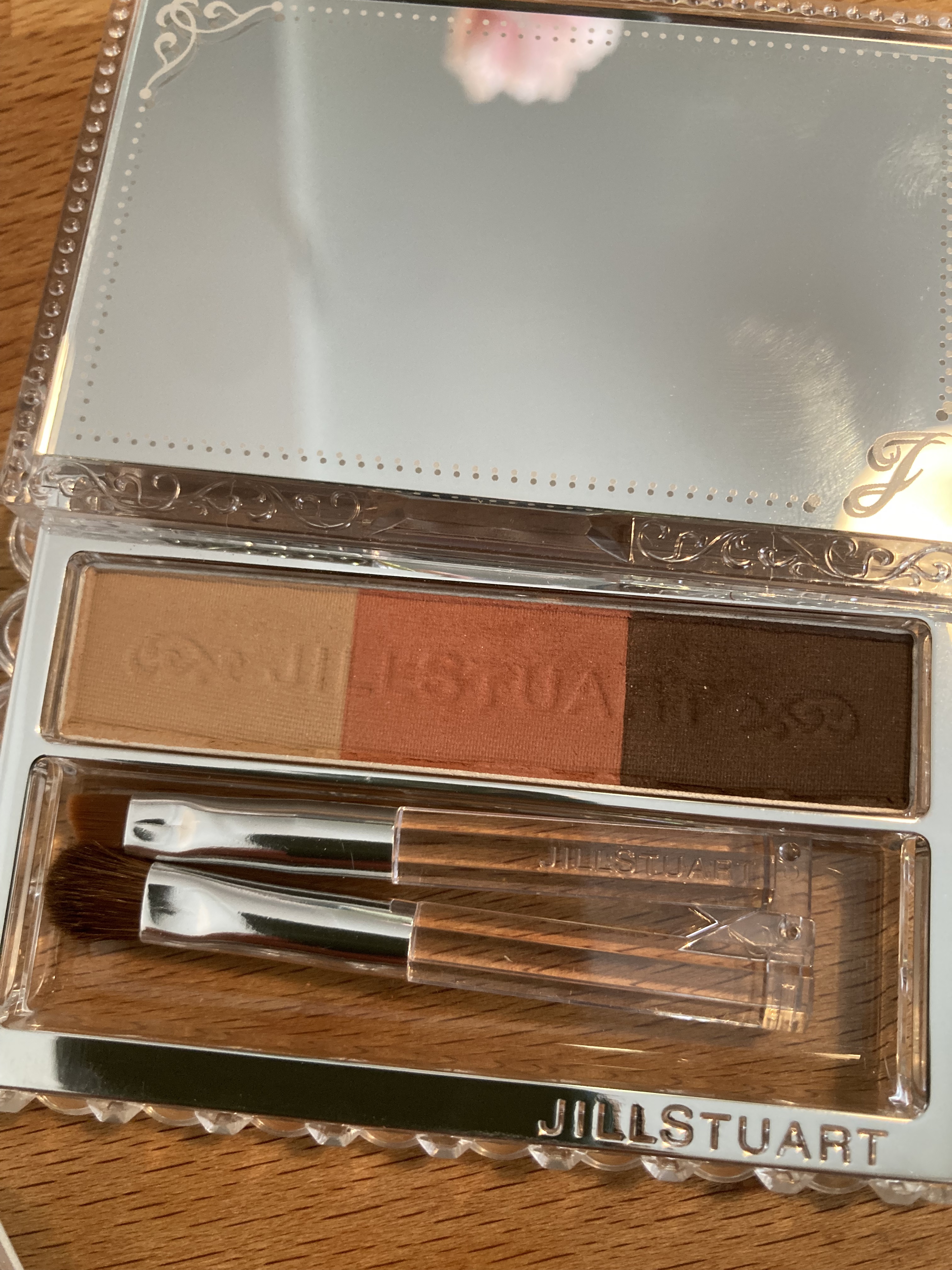 ジルスチュアート ニュアンスブロウパレット 03 orange shade/JILL STUART/パウダーアイブロウを使ったクチコミ（2枚目）