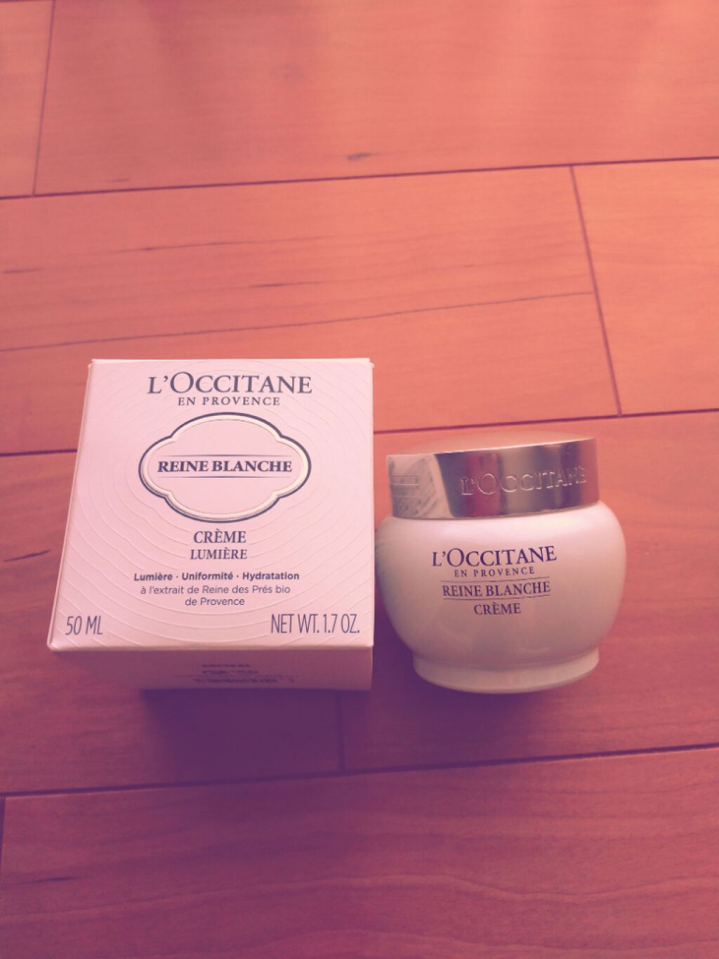 レーヌブランシュ ホワイトインフュージョンジェルクリーム/L'OCCITANE/フェイスクリームを使ったクチコミ(1枚目)