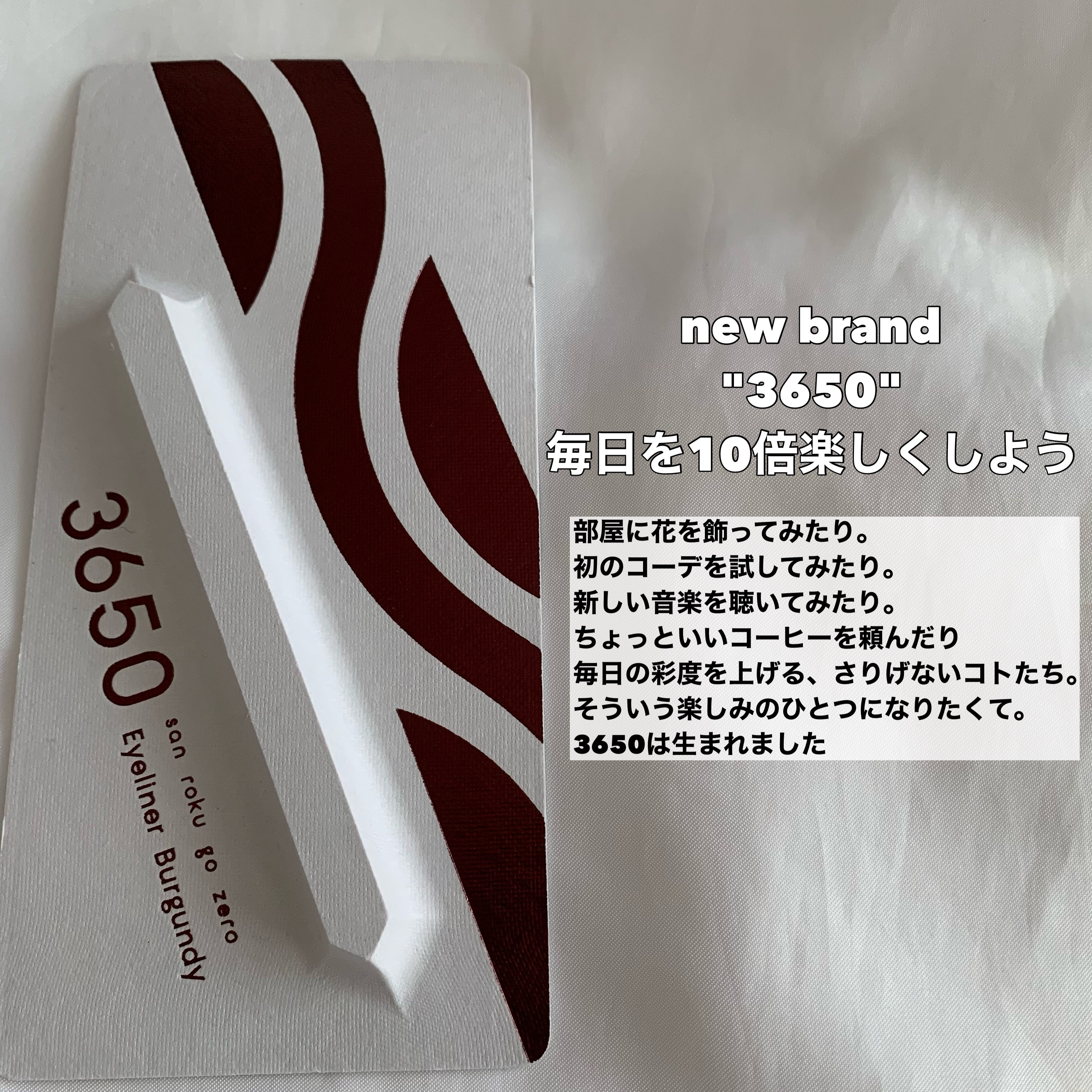 リキッドアイライナー  バーガンディー(Burgundy)/3650/リキッドアイライナーを使ったクチコミ（2枚目）