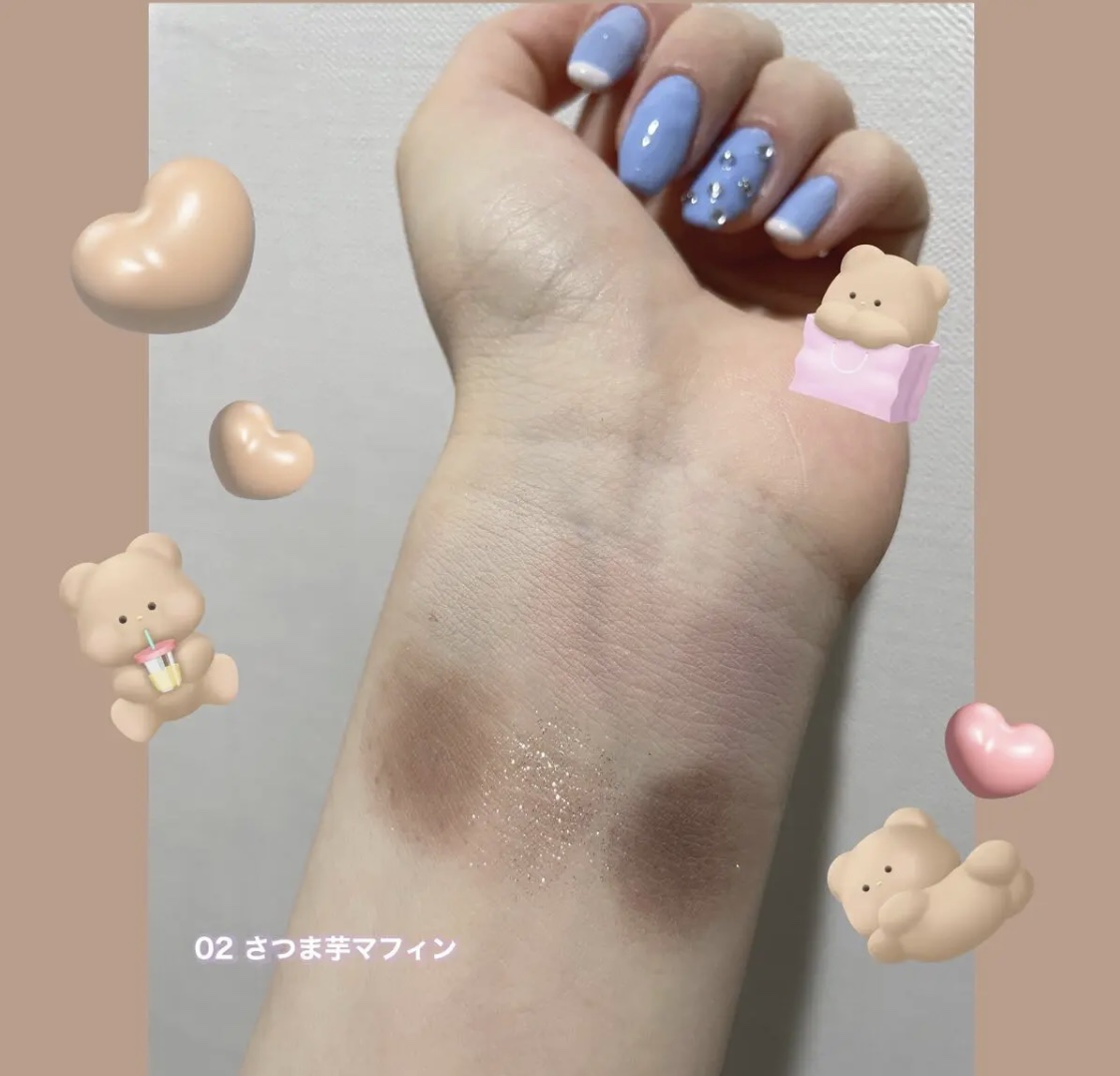 OO!LONG シフォンタイムズアイ/LEEMEMBER/アイシャドウパレットを使ったクチコミ（2枚目）