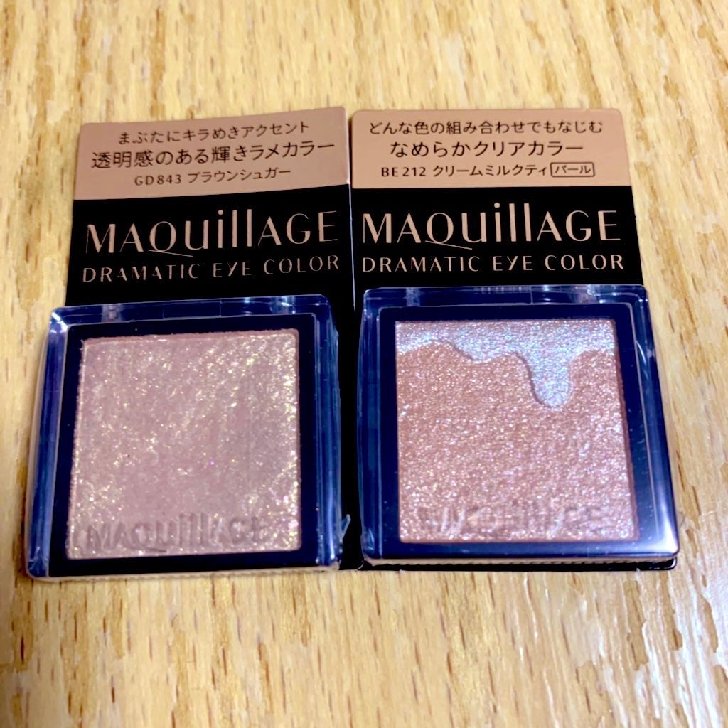 ドラマティックアイカラー (パウダー)/(クリーム)/マキアージュ/アイシャドウパレットを使ったクチコミ(1枚目)