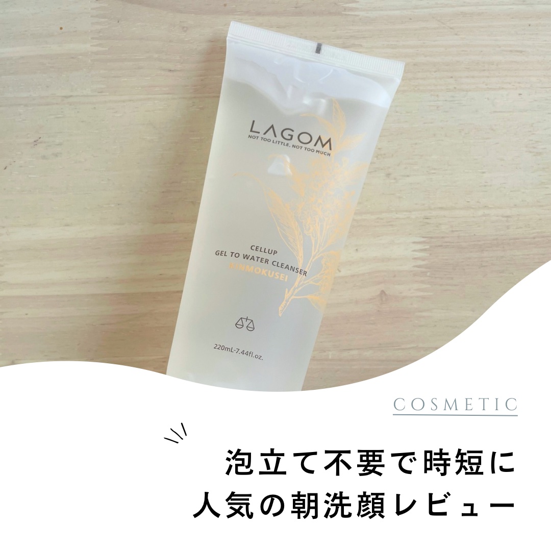 ジェルトゥウォーター クレンザー（KI）（朝洗顔料）/LAGOM /その他洗顔料を使ったクチコミ（1枚目）