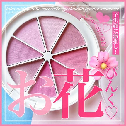 ミドルトーンアイシャドウコレクターパレット/Laka/アイシャドウパレットを使ったクチコミ(1枚目)