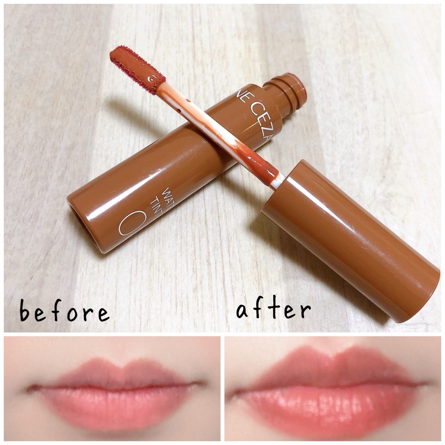 ウォータリーティントリップ/CEZANNE/リップティントを使ったクチコミ（3枚目）