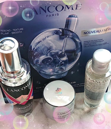 クリスマスコフレ購入品  第3弾

LANCOME ▲ジェニフィック アドバンスト N パワージャケット エディション ￥15,400 (税込) 定番美容液「ジェニフィック アドバンスト N」が、限定パ