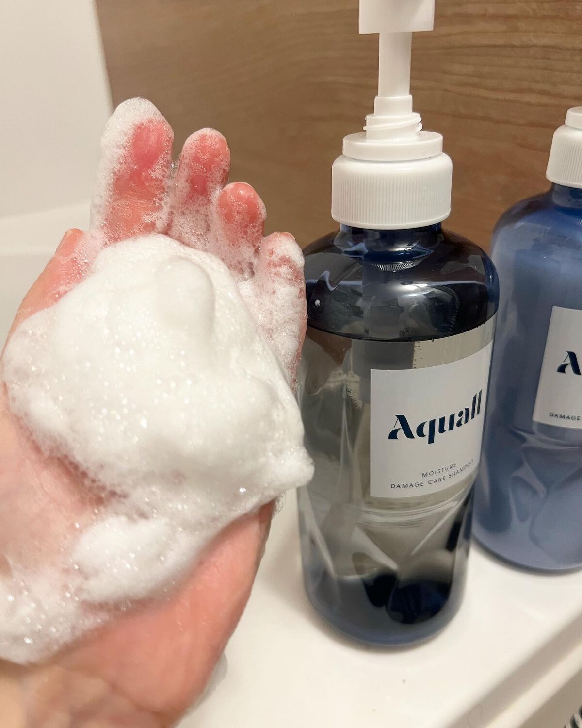 モイスチャーダメージケア シャンプー/トリートメント/Aquall/市販シャンプーを使ったクチコミ（3枚目）