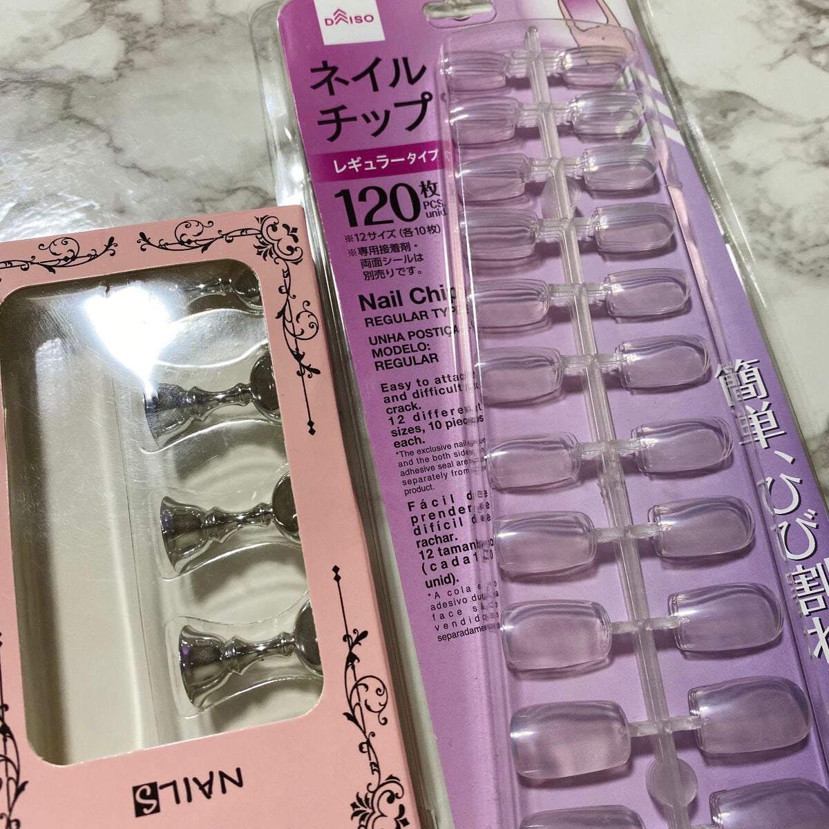 ネイルチップ/DAISO/ネイルチップ・パーツを使ったクチコミ(4枚目)
