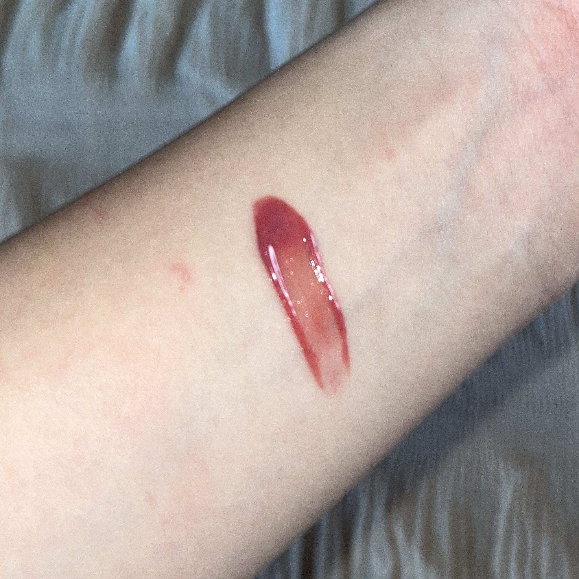 デュイフルウォーターティント<ミルクグロッサリー> 13 CUSTARD MAUVE/rom&nd/リップティントを使ったクチコミ（2枚目）