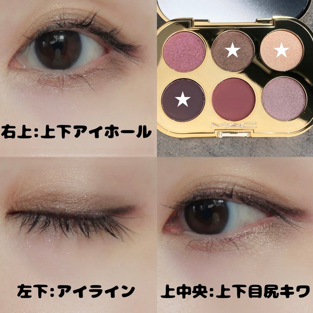 トレジャー アイシャドウ パレット ×6/M・A・C/アイシャドウパレットを使ったクチコミ(7枚目)