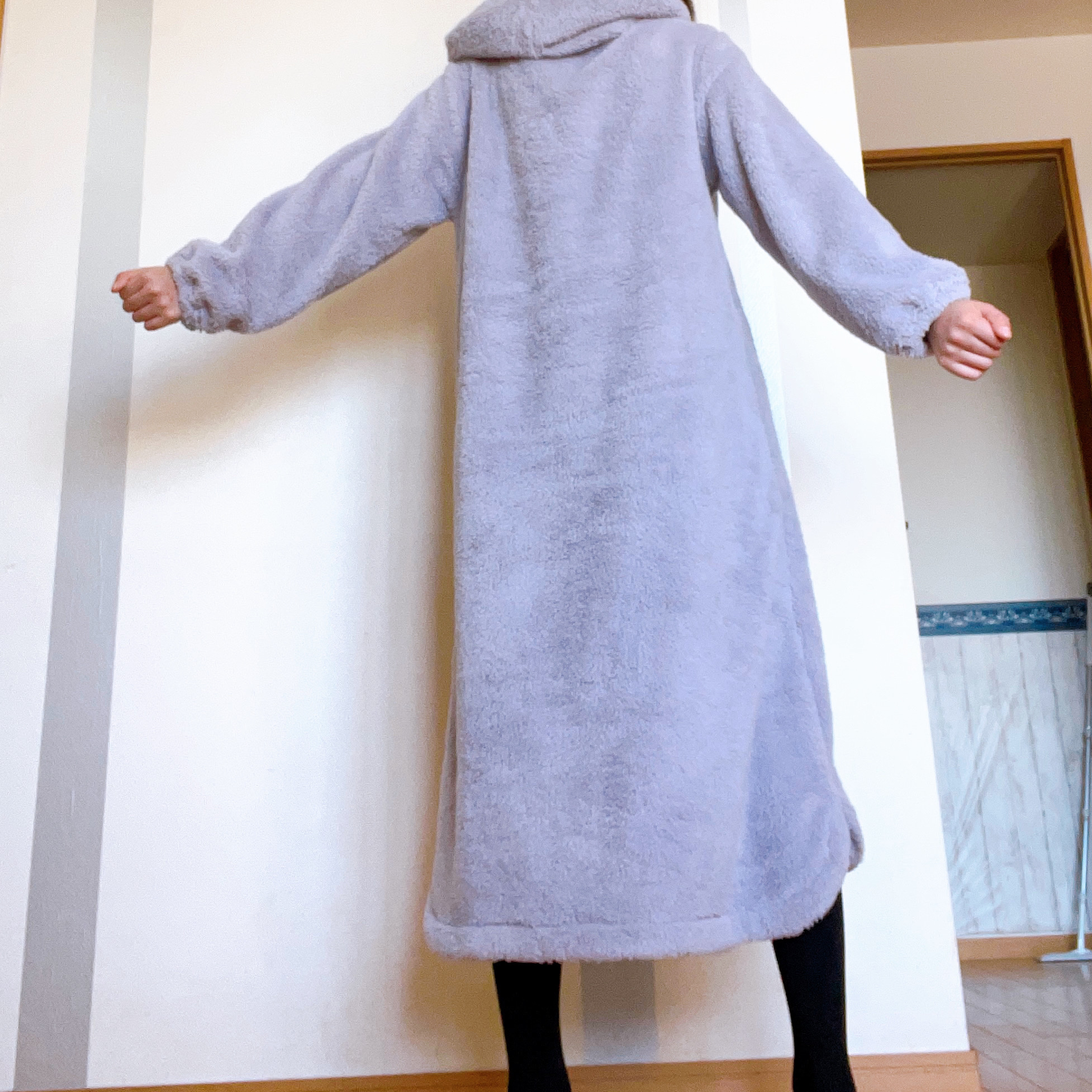 一度着たらやみつきになるボワフリースワンピース/セシール/その他を使ったクチコミ（3枚目）