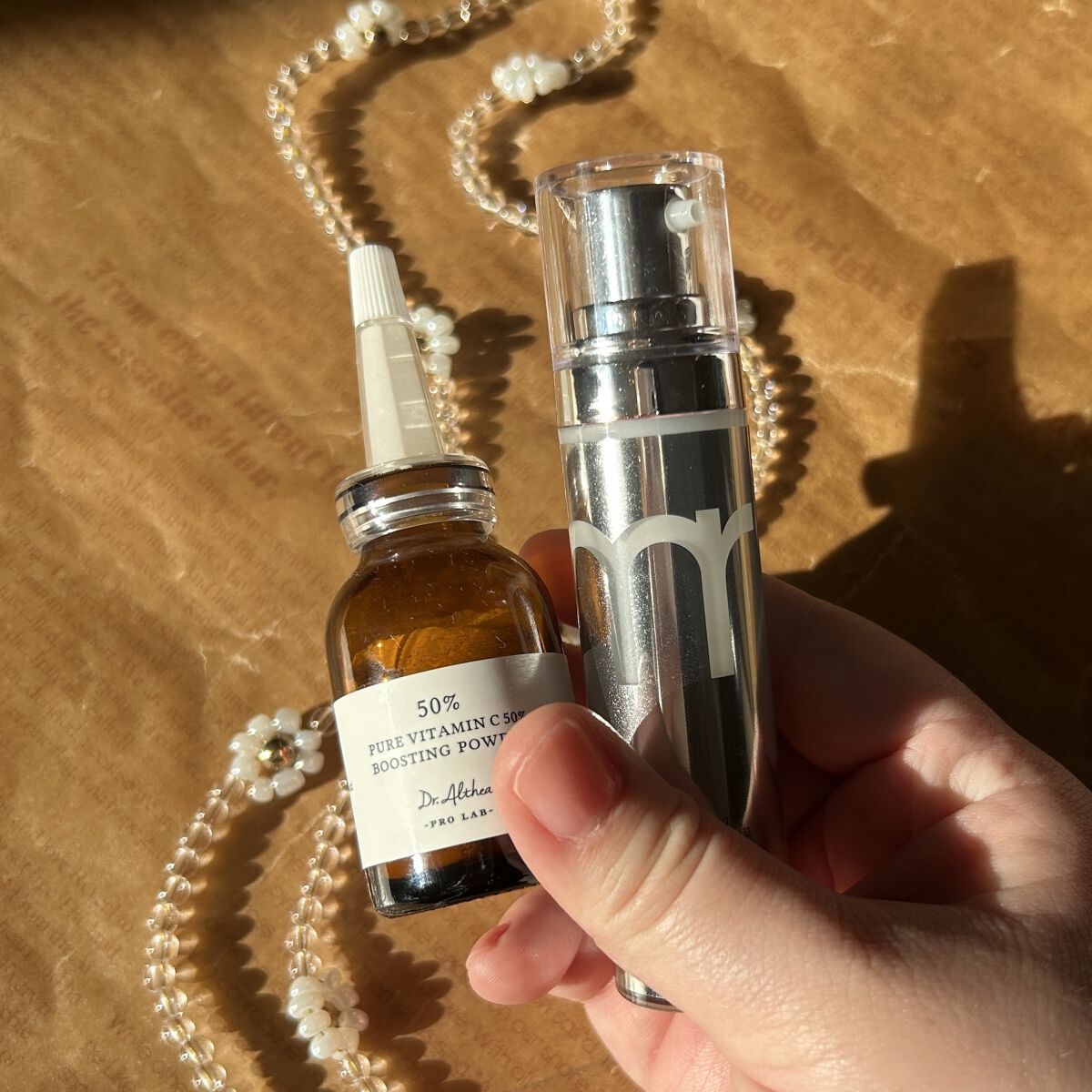 ピュアビタミンC 50％ ブースティングパウダー/Dr.Althea/フェイスパウダーを使ったクチコミ（3枚目）