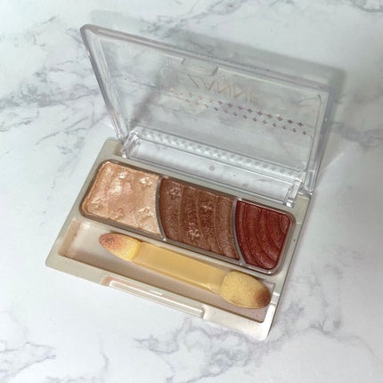 トーンアップアイシャドウ/CEZANNE/アイシャドウパレットを使ったクチコミ(3枚目)