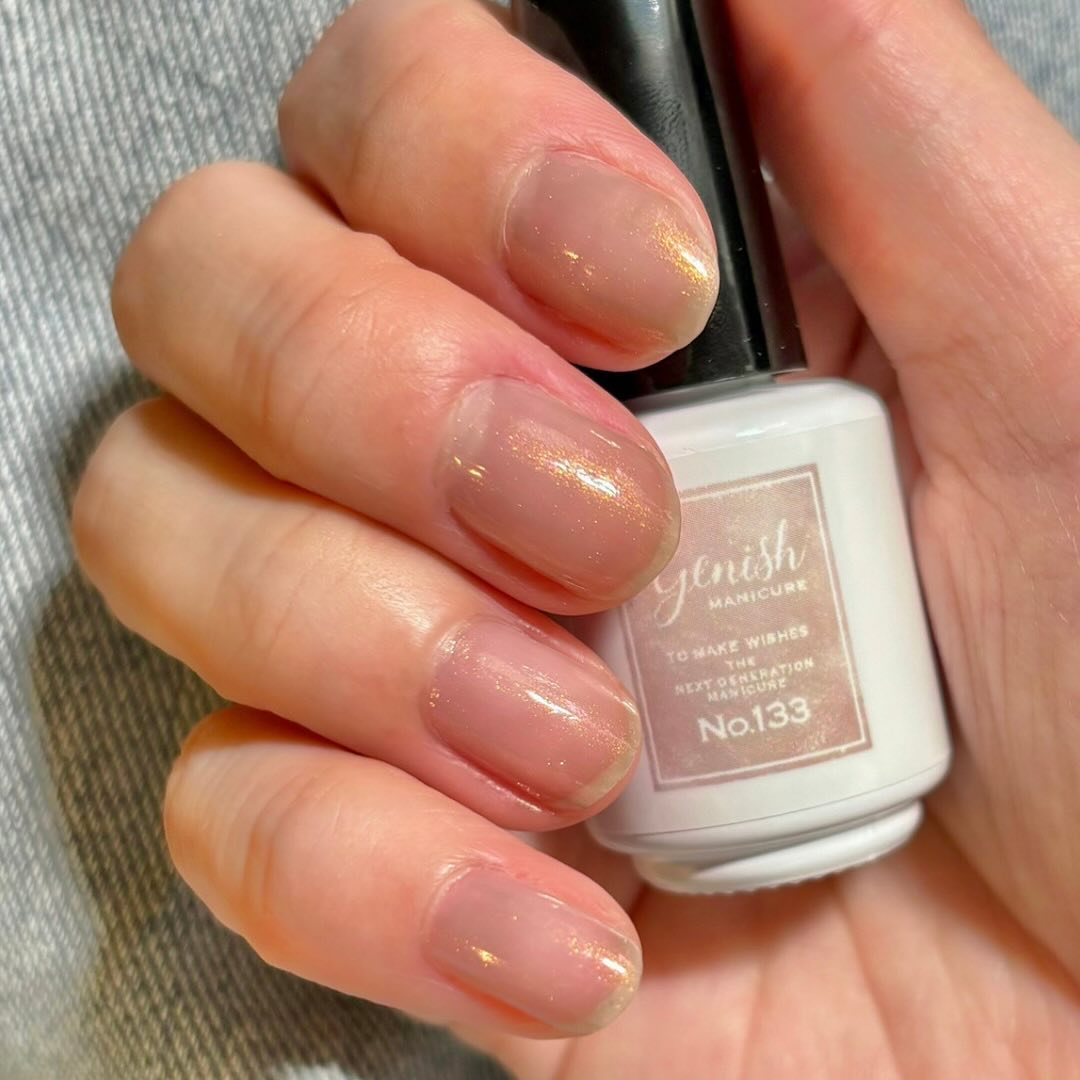 ジーニッシュ No.133 アンバームスク/ジーニッシュマニキュア/マニキュアを使ったクチコミ（3枚目）