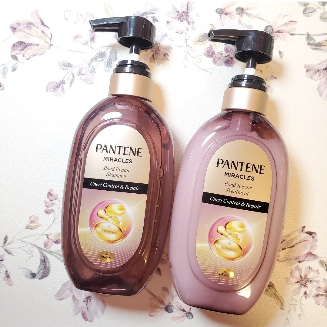 ミラクルズ うねりコントロール&リペア ボンドリペア シャンプー/トリートメント/パンテーン/市販シャンプーを使ったクチコミ(1枚目)