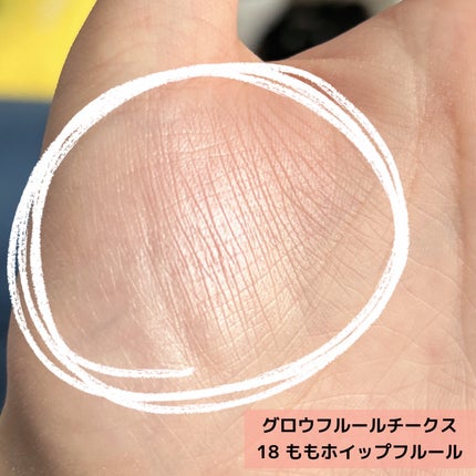 グロウフルールチークス/キャンメイク/パウダーチークを使ったクチコミ(3枚目)