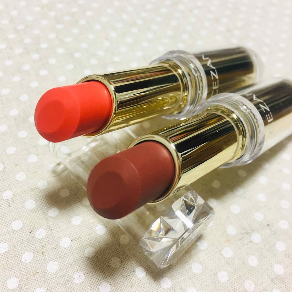 ラスティンググロスリップ/CEZANNE/口紅を使ったクチコミ（2枚目）